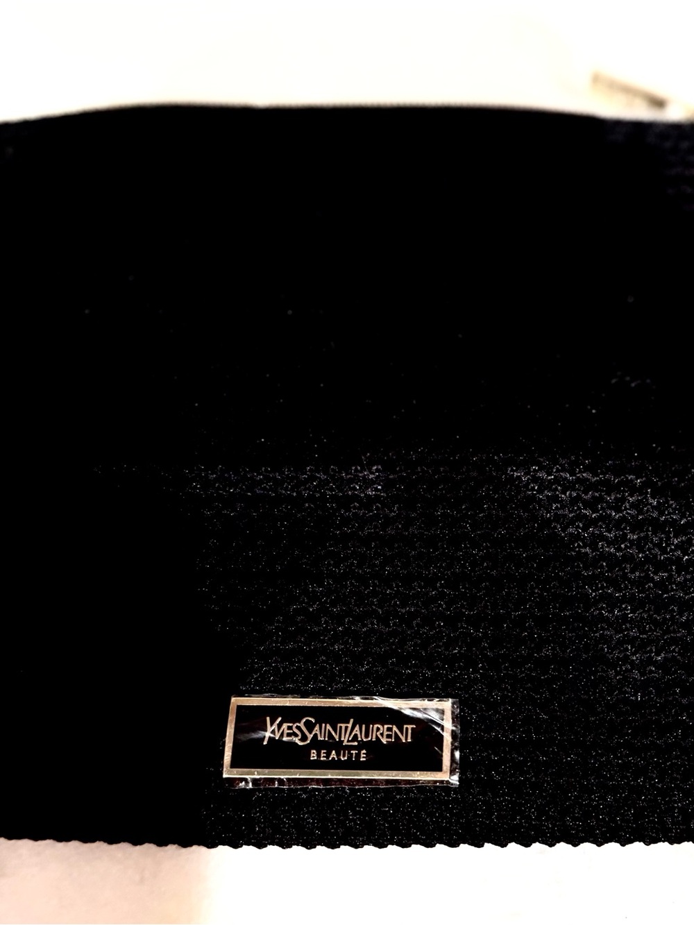 Yves Saint Laurent Black Cosmetic / Accessory Pouch